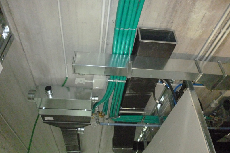 Tubi multistrato (verdi) fancoil idronici